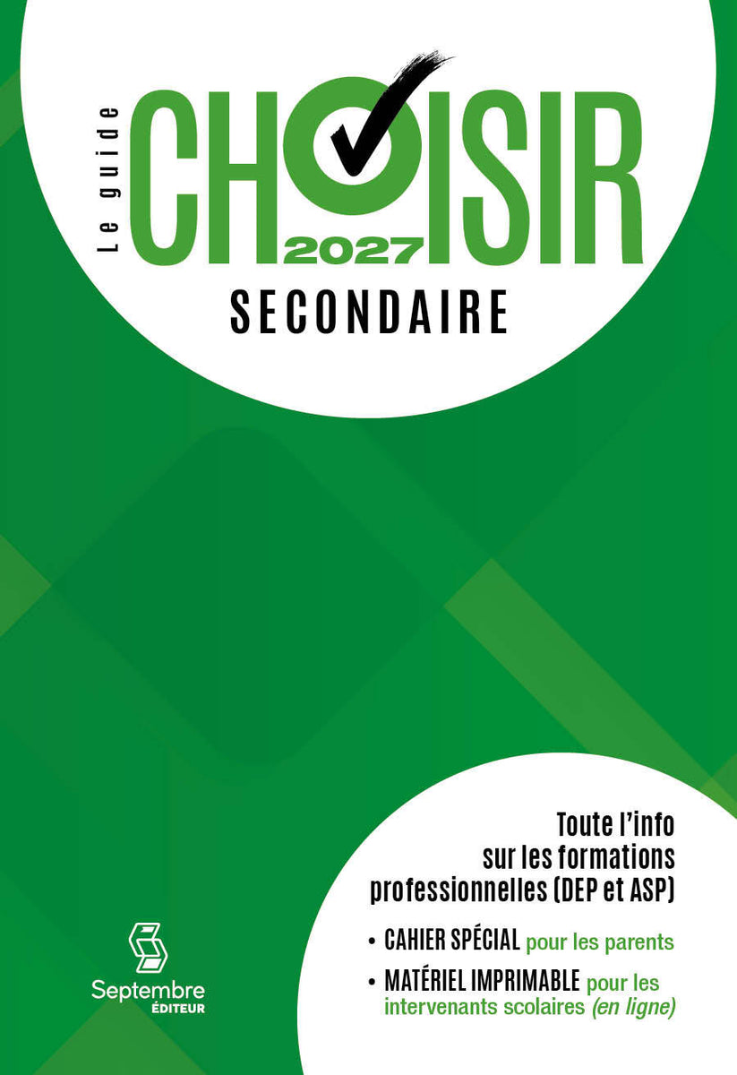 Guide Choisir Secondaire 2027
